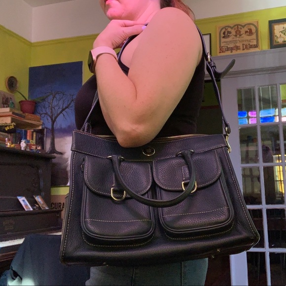 Large Dooney & Bourke Navy Blue Purse - Picture 11 of 11